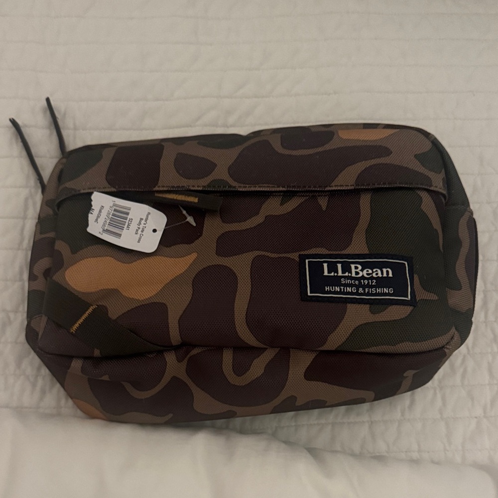L.L. Bean Brown Camouflage Toiletry Bag
